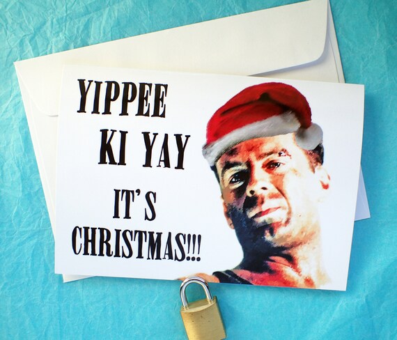 Die Hsrd Christmas 2022 Die Hard Christmas Card | Etsy Denmark
