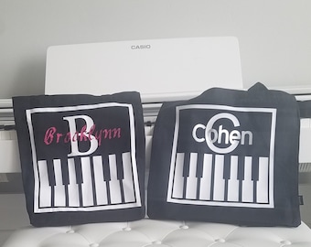Custom Piano Bag for Piano Lessons Piano Recital Gift for Piano Students Piano Book Bag Music Bag Gift