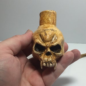 The Aztec Death whistle original hand crafted piece | First Nations Music