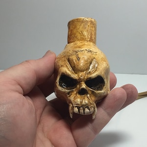 The Aztec Death whistle original hand crafted piece | First Nations Music