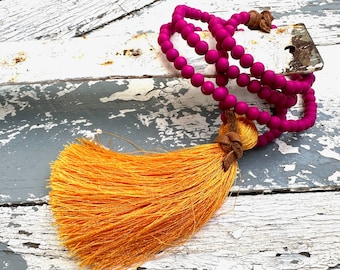 Chain - Tassel Chain - Tassel - 76 cm