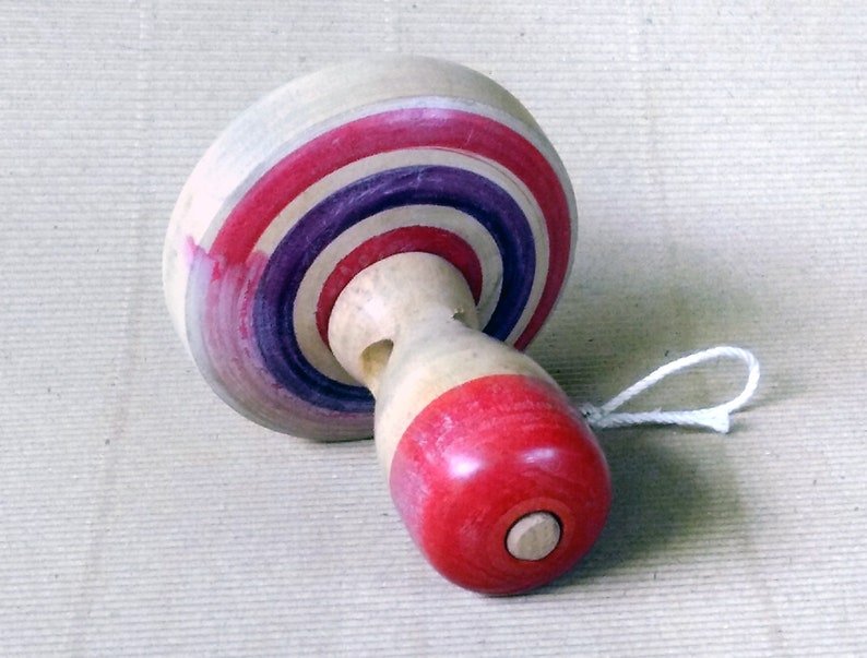 Spinning Tops Old Japanese Wooden Toy Koma Wooden Top Etsy