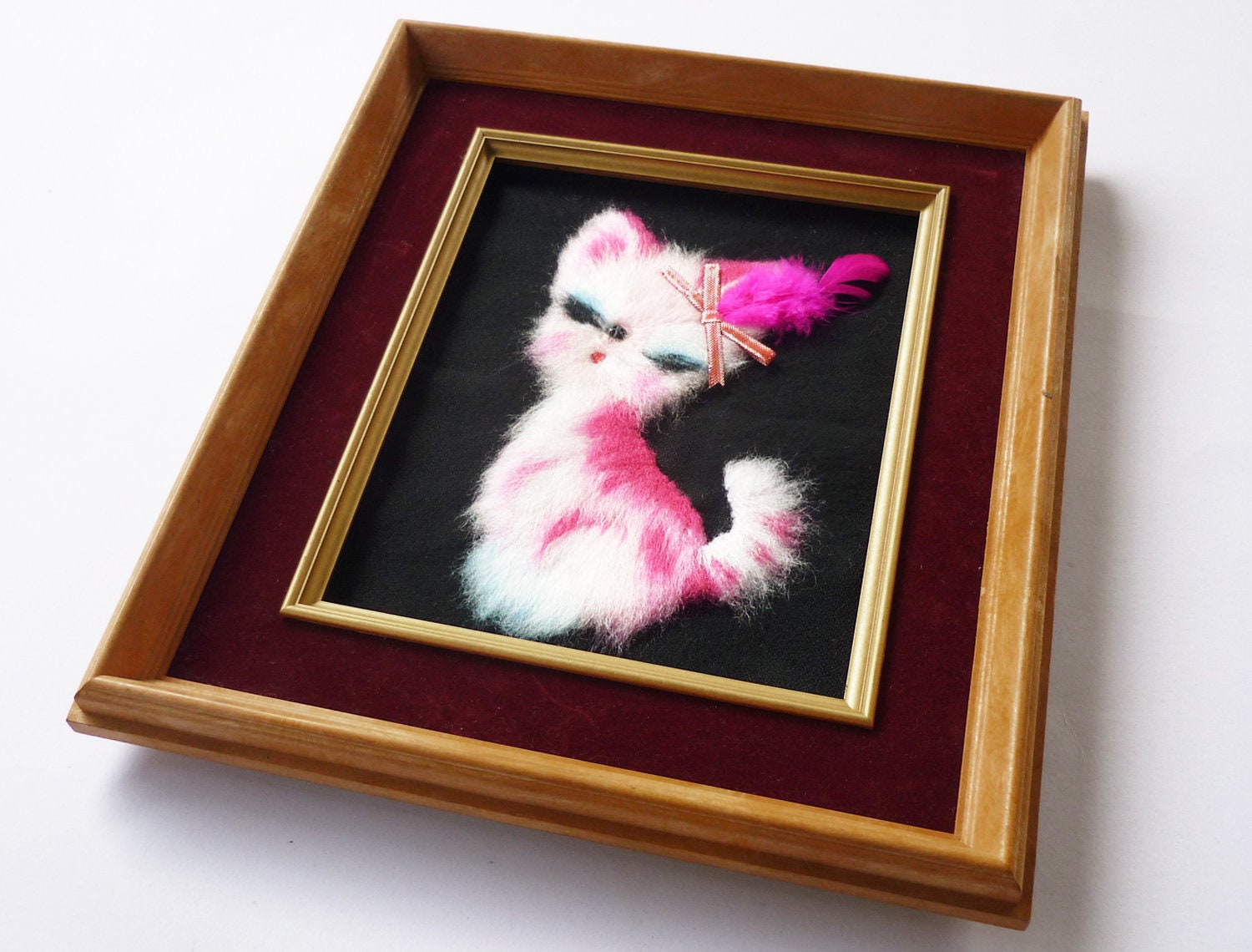 Wall Decoration Wall Hanging Decor Cat Picture Kitten Etsy