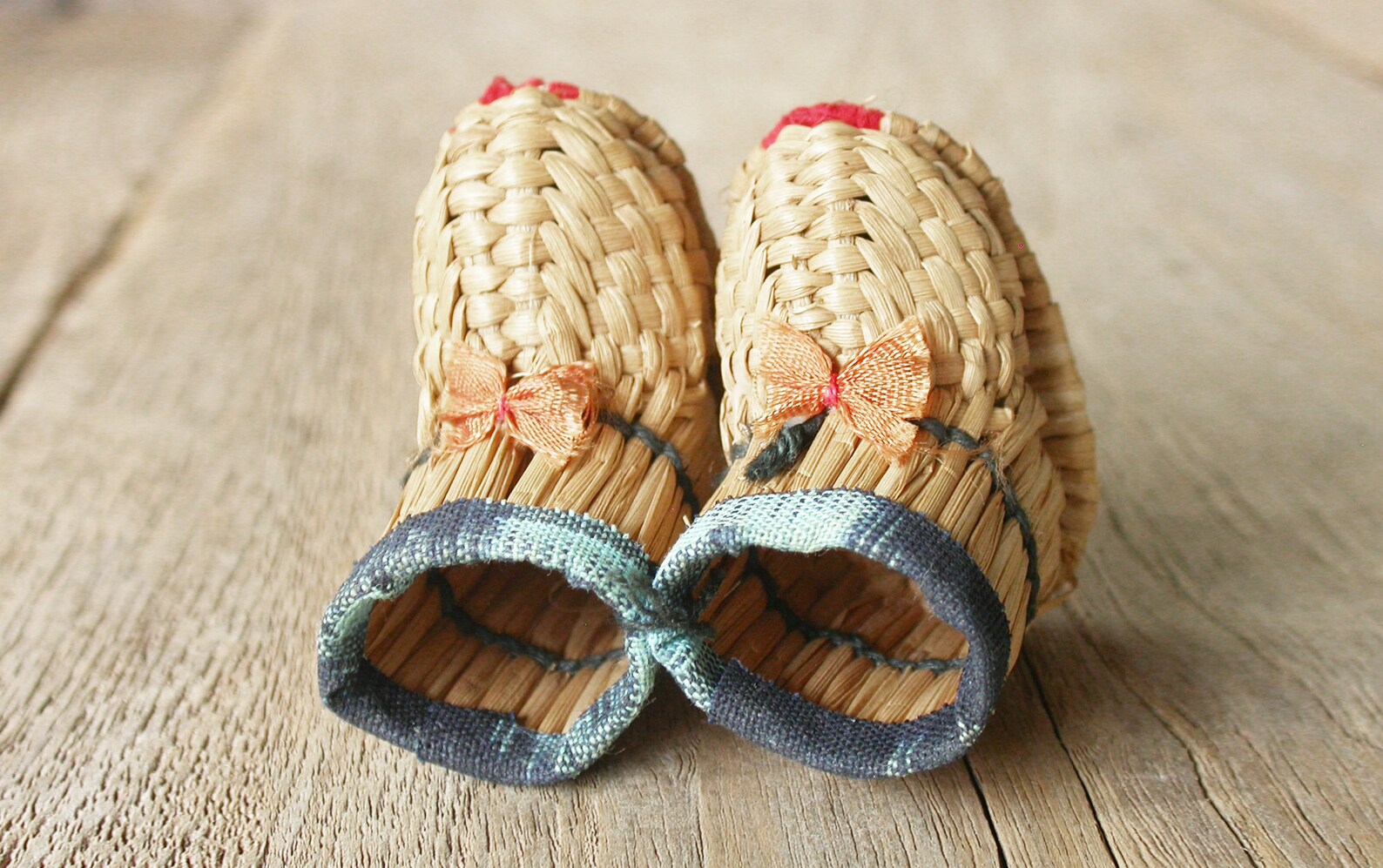 Japanese Straw Shoes Straw Boots H 1.9 Inches Etsy UK