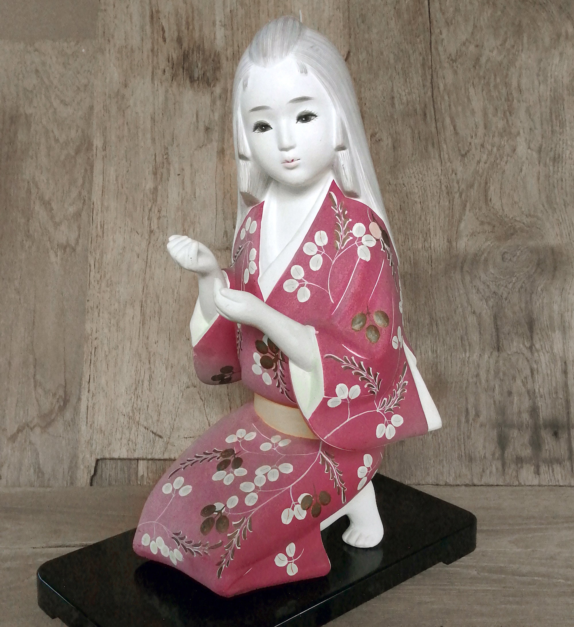 Hakata Ningyo, Japanese Ceramic Vintage Doll, Japanese