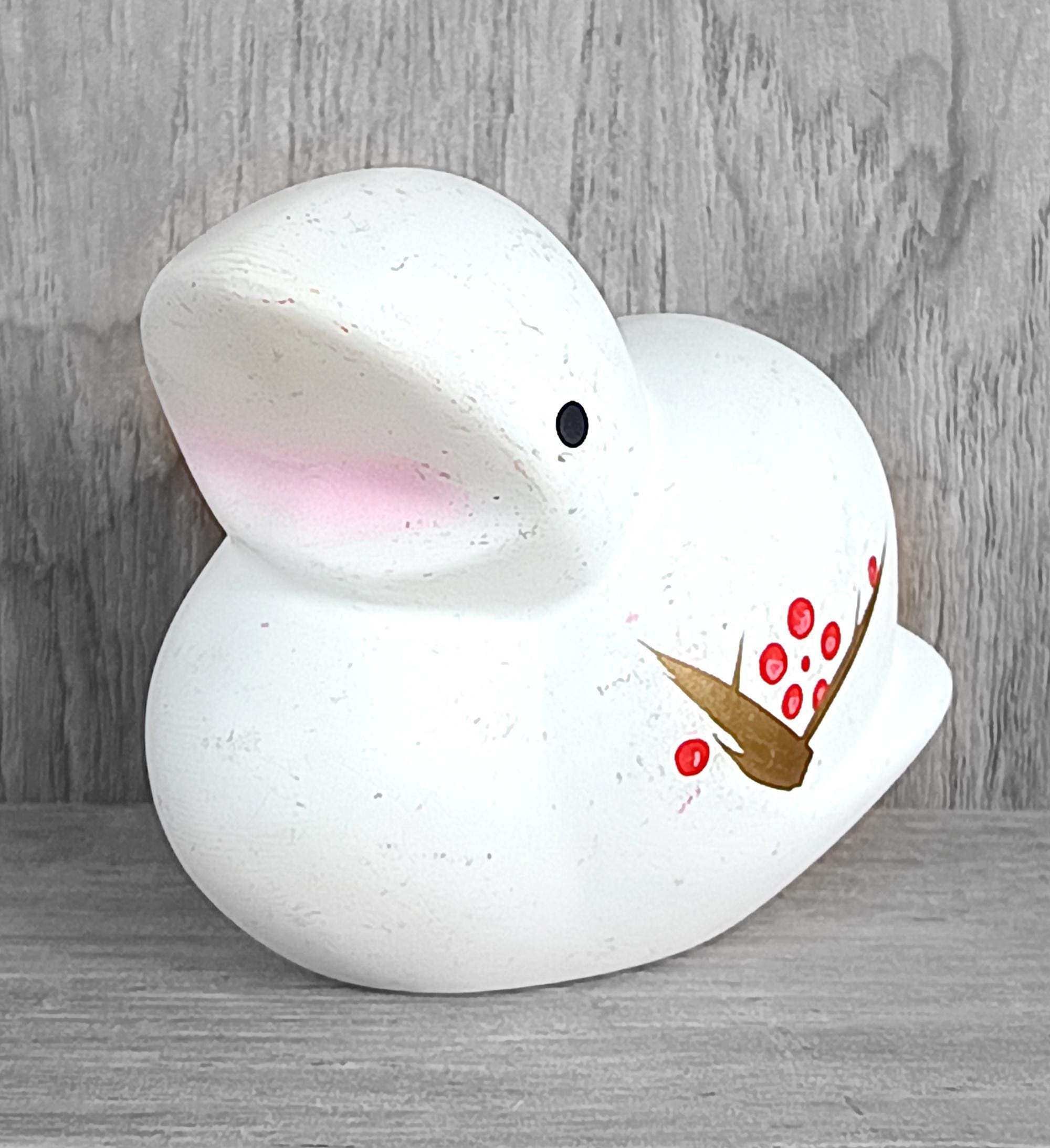 Hebi Dorei, Japanese Ceramic Bell, Snake Bell, White Snake, Symbolic of Inquisitiveness Passion Lucky Symbol, Height 2.5" Made in Japan
