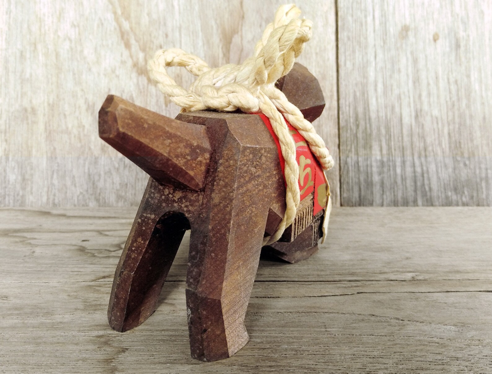 Wooden Tosa Inu Japanese Dog Wooden Dog Doll Animal Zodiac Etsy