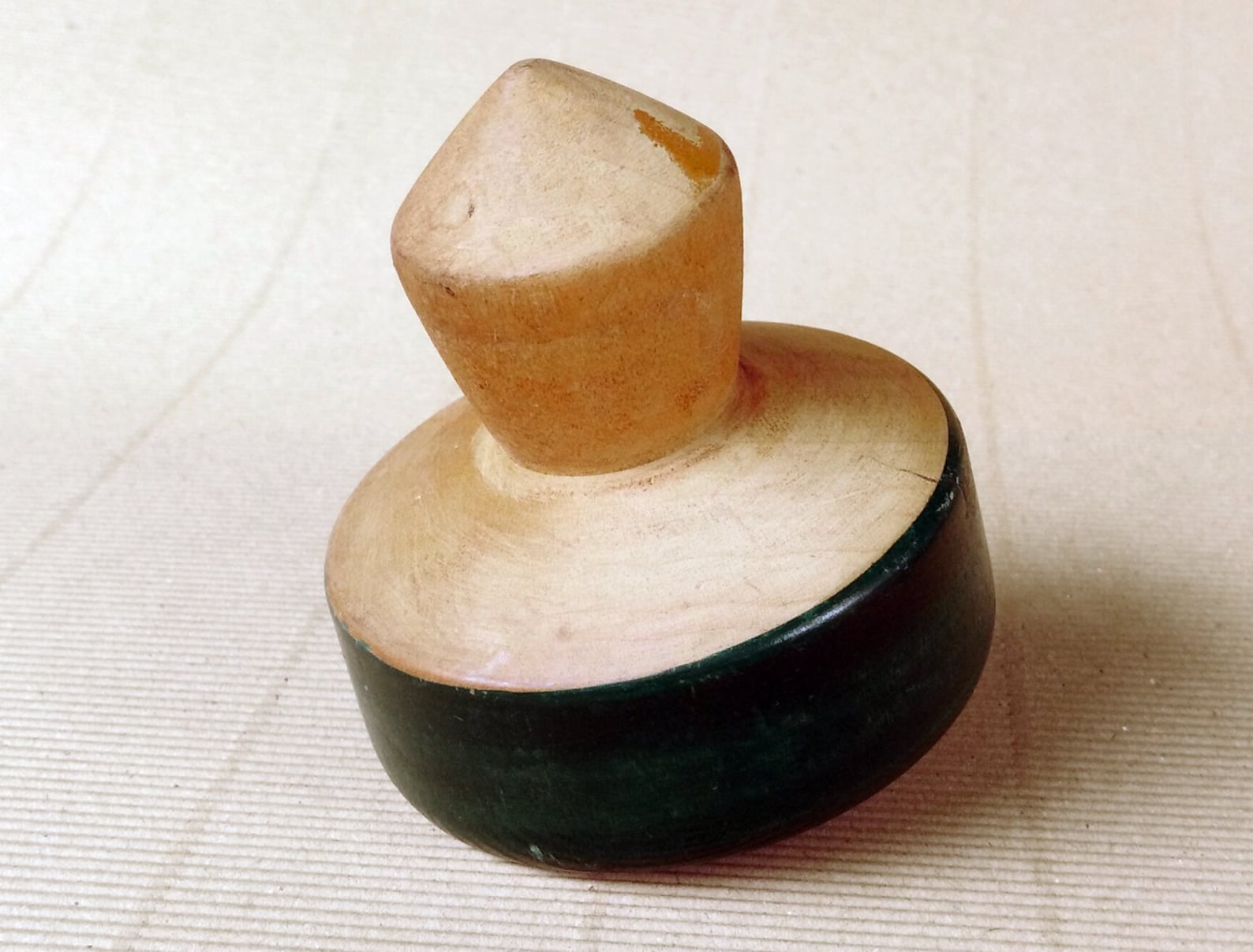 Spinning Tops Old Japanese Wooden Toy Koma Wooden Top Etsy