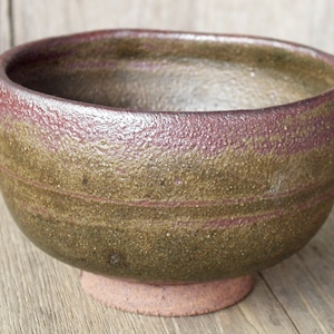 Japanese Ceramic Tea Bowl, Tea Cup, Bizen Ware, Unglazed, Wood Fired, Rustic Charm, Terracotta, Serving Cup, Made In Japan