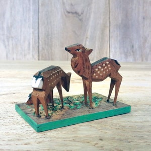 Wooden Deer, Wooden Toy, Deer, Bambi, Wooden Animals, Collectibles Toys, Vintage Wooden Toy, Japanese Craft, Handmade Toy, Made In Japan.