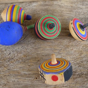 japanese wooden spinning tops
