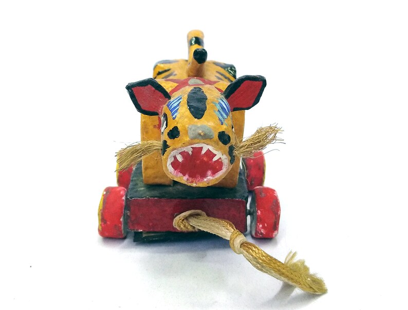 Tiger Papier Mache Tora Hariko Osaka Papier Mache Tiger Etsy