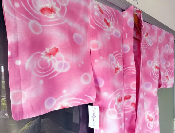 Vintage Japanese Yukata, Summer Robe, Japanese Kimono… - Gem