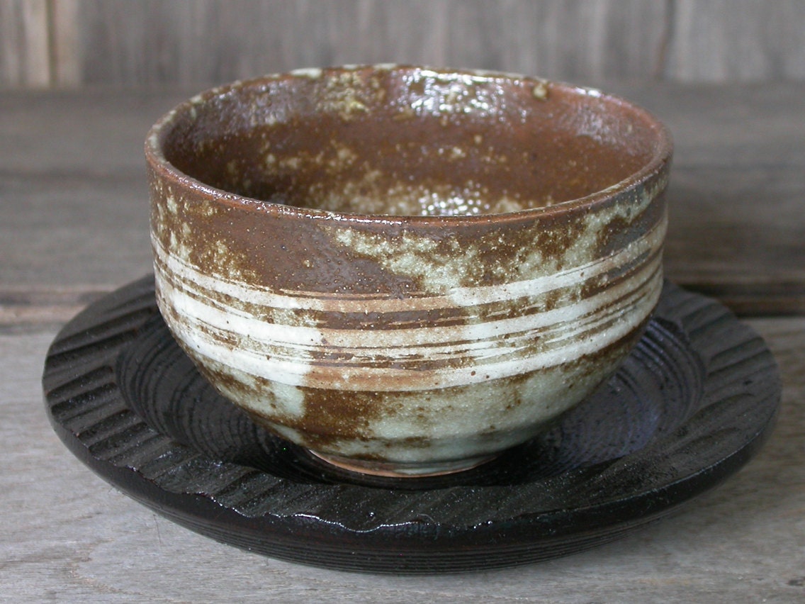 Japanese Ceramics Japanese Cup Tea Bowl with Saucer Matcha Etsy