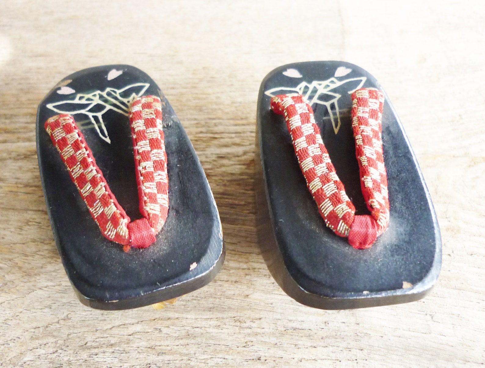 Geta Japanese Shoes Wooden Small Shoes Japanese Souvenir Etsy