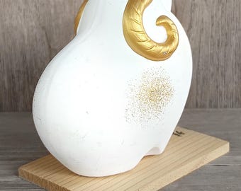 ひつじ　陶器　人形　置物　座布団付 il_340x270.6139979736_544m.jpg