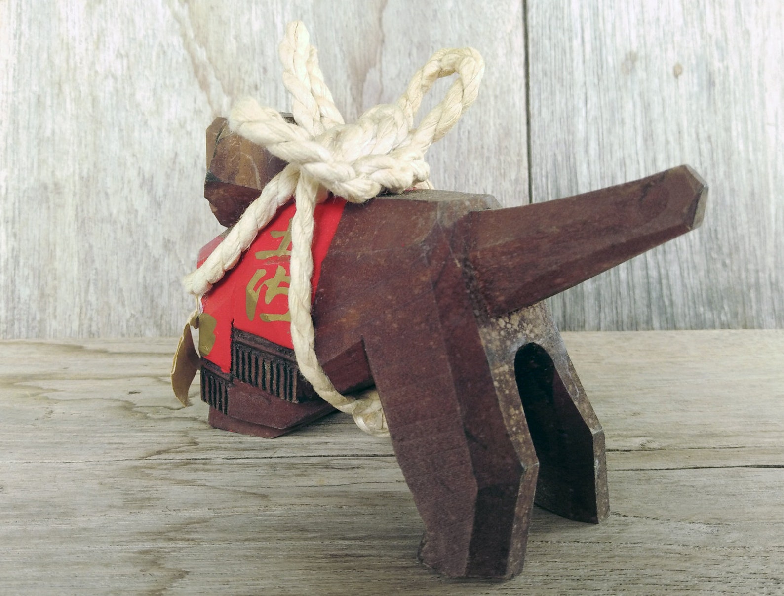 Wooden Tosa Inu Japanese Dog Wooden Dog Doll Animal Zodiac Etsy