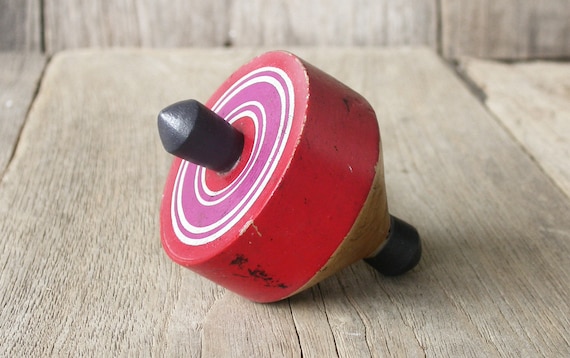 wooden spinning top dimensions