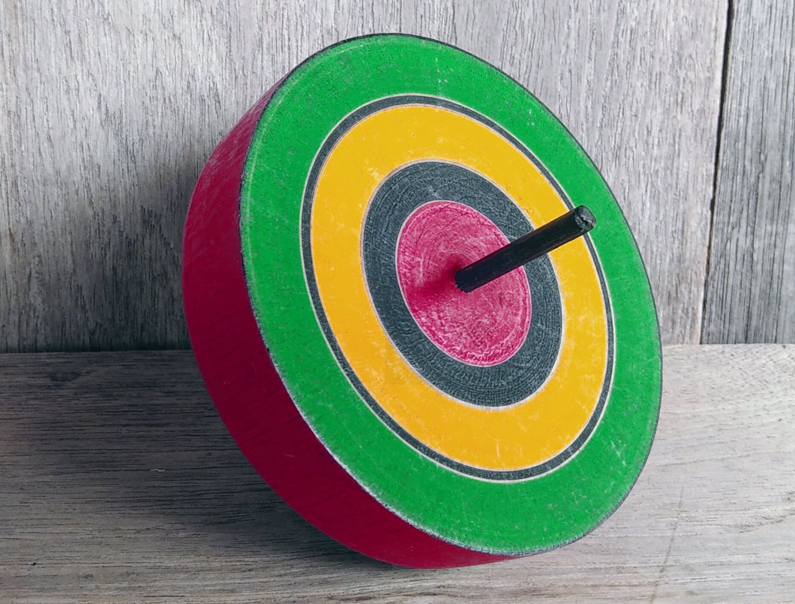 Japanese Vintage Spinning Top Koma Wooden Top Christmas Etsy