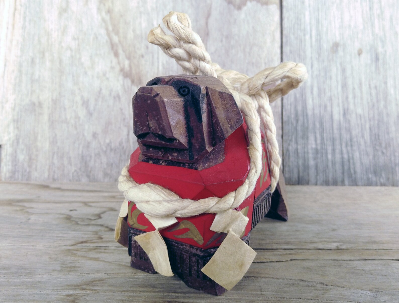 Wooden Tosa Inu Japanese Dog Wooden Dog Doll Animal Zodiac Etsy