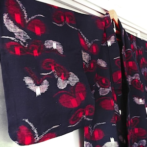 Vintage Japanese Yukata, Summer Robe, Japanese Kimono, Yukata, Kimono, Butterflies Pattern, Japanese Long Yukata,