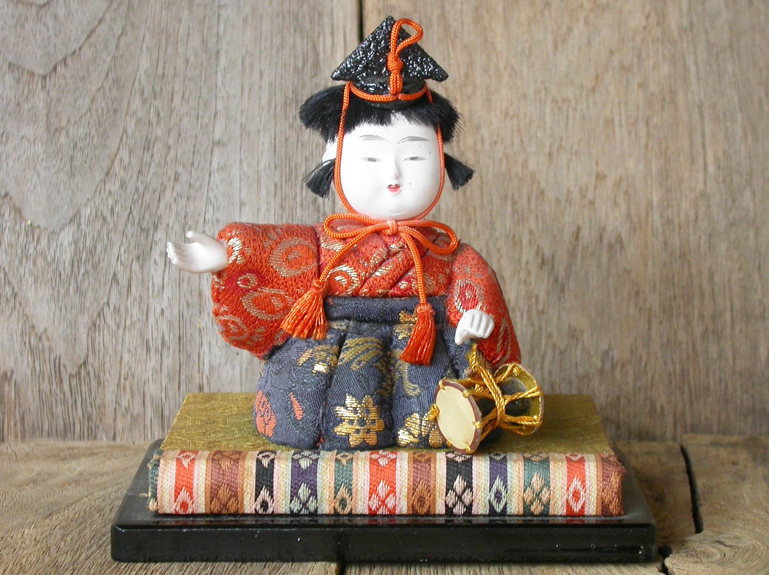 激安の Drummer, Musicians, Court Doll, Hina Vintage Doll Girls for 雛人形・ひな祭り