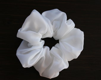 Scrunchie soffice/Scrunchie oversize/Scrunchie grande - Bianco