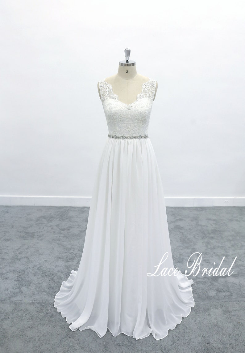 Wedding Dress Vintage Wedding Dresses Simple Wedding Dress Etsy