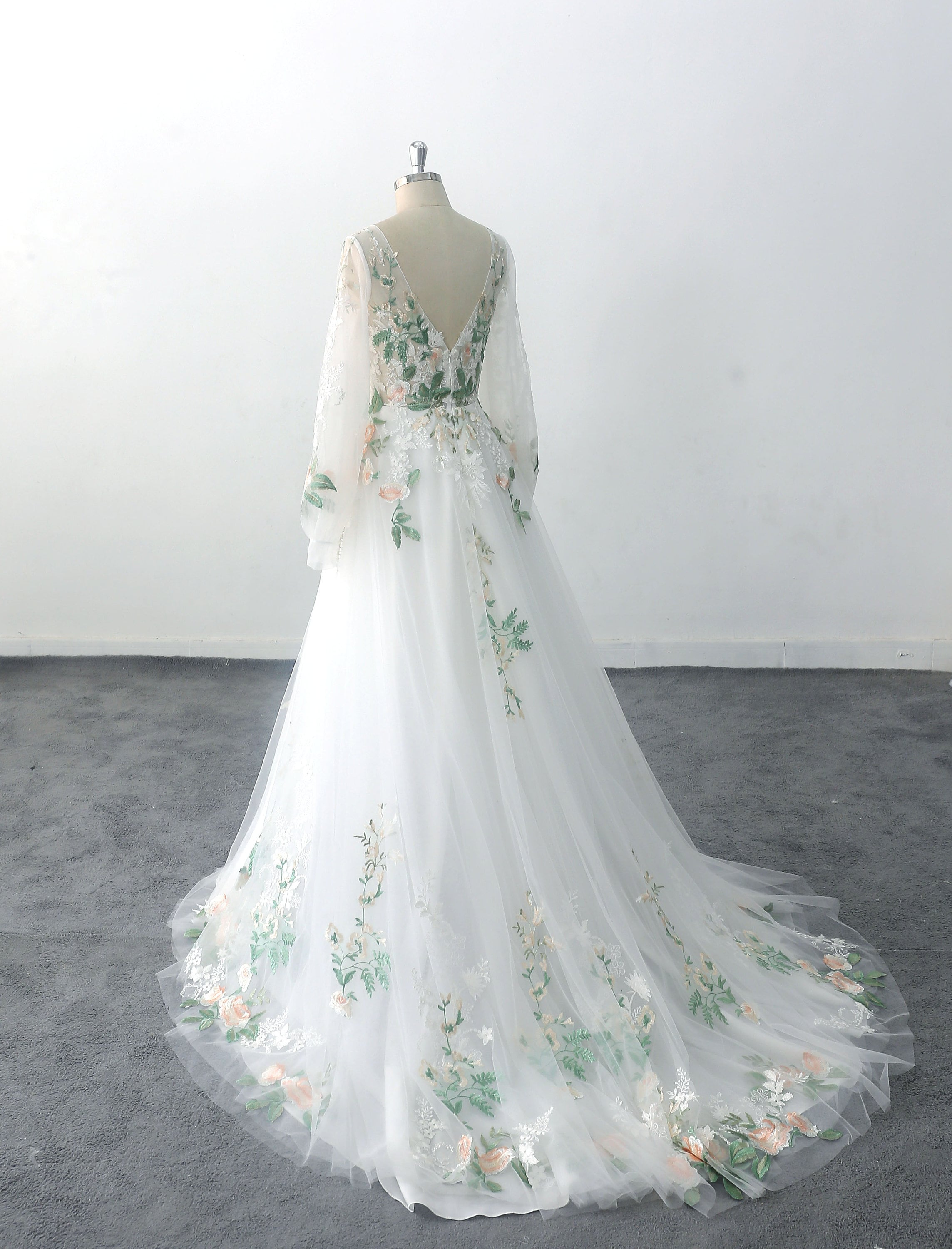 green emerald velvet dress A-line Fairy Fashion Tulle Sky Blue Formal Long Prom Dresses, Evening –  bridalsew