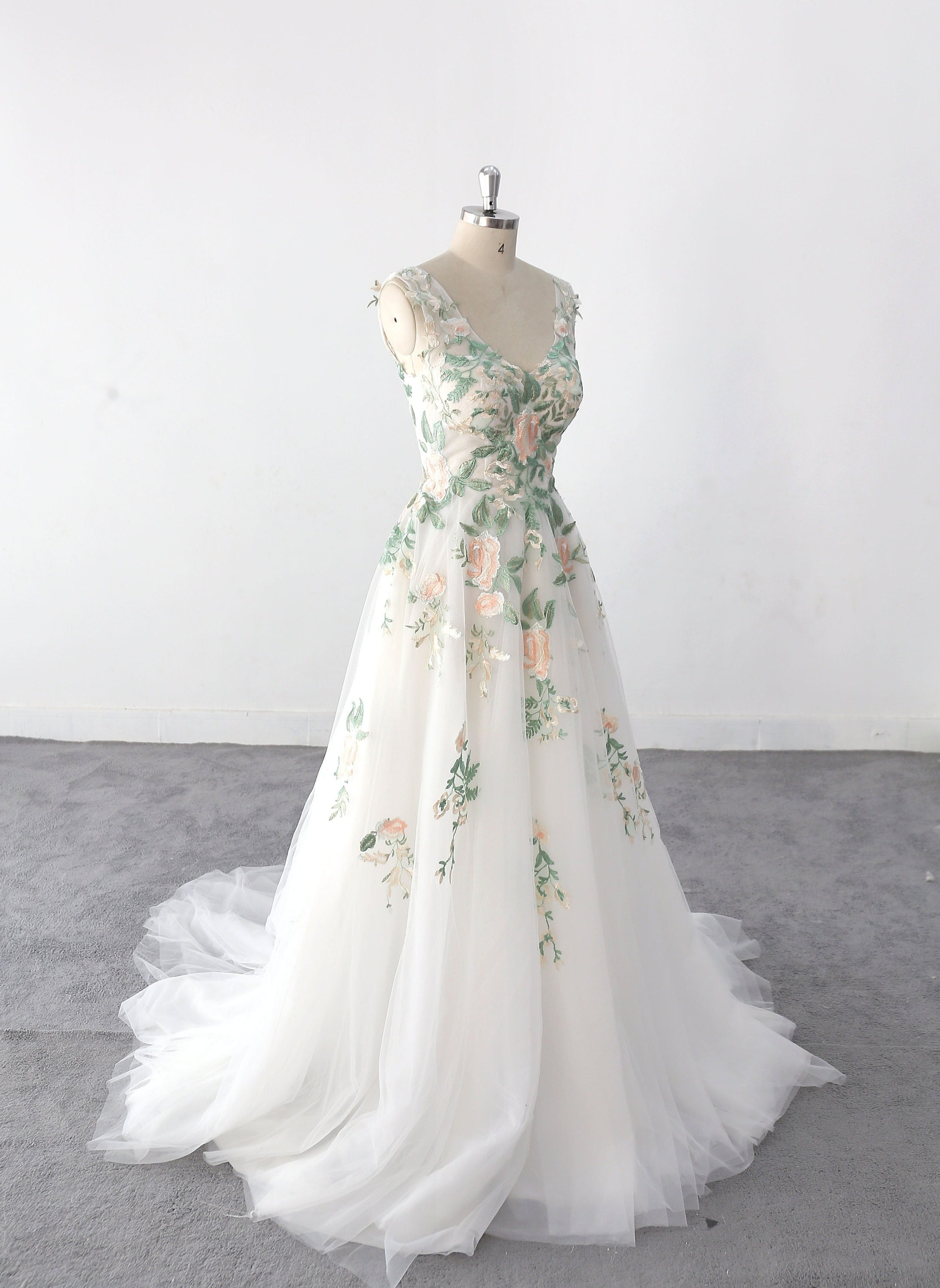 forest wedding dress