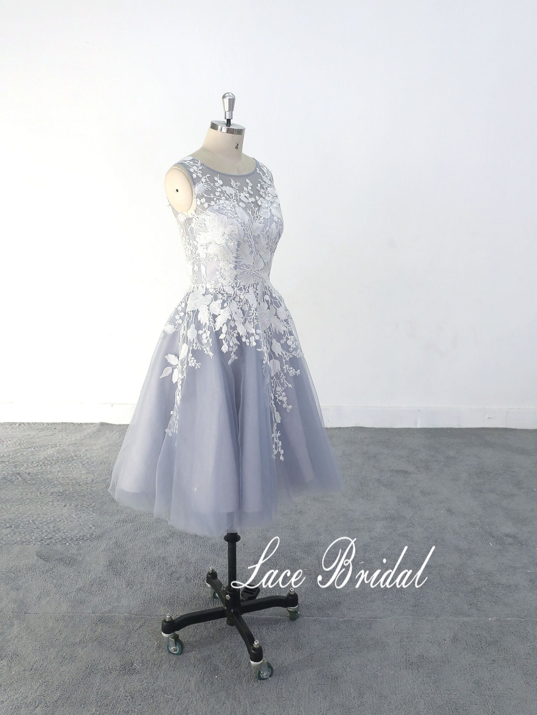 chinese dress ladies Off Shoulder Lace Gray Tulle Long Prom Dress, Grey Lace Formal Dress,   abcprom