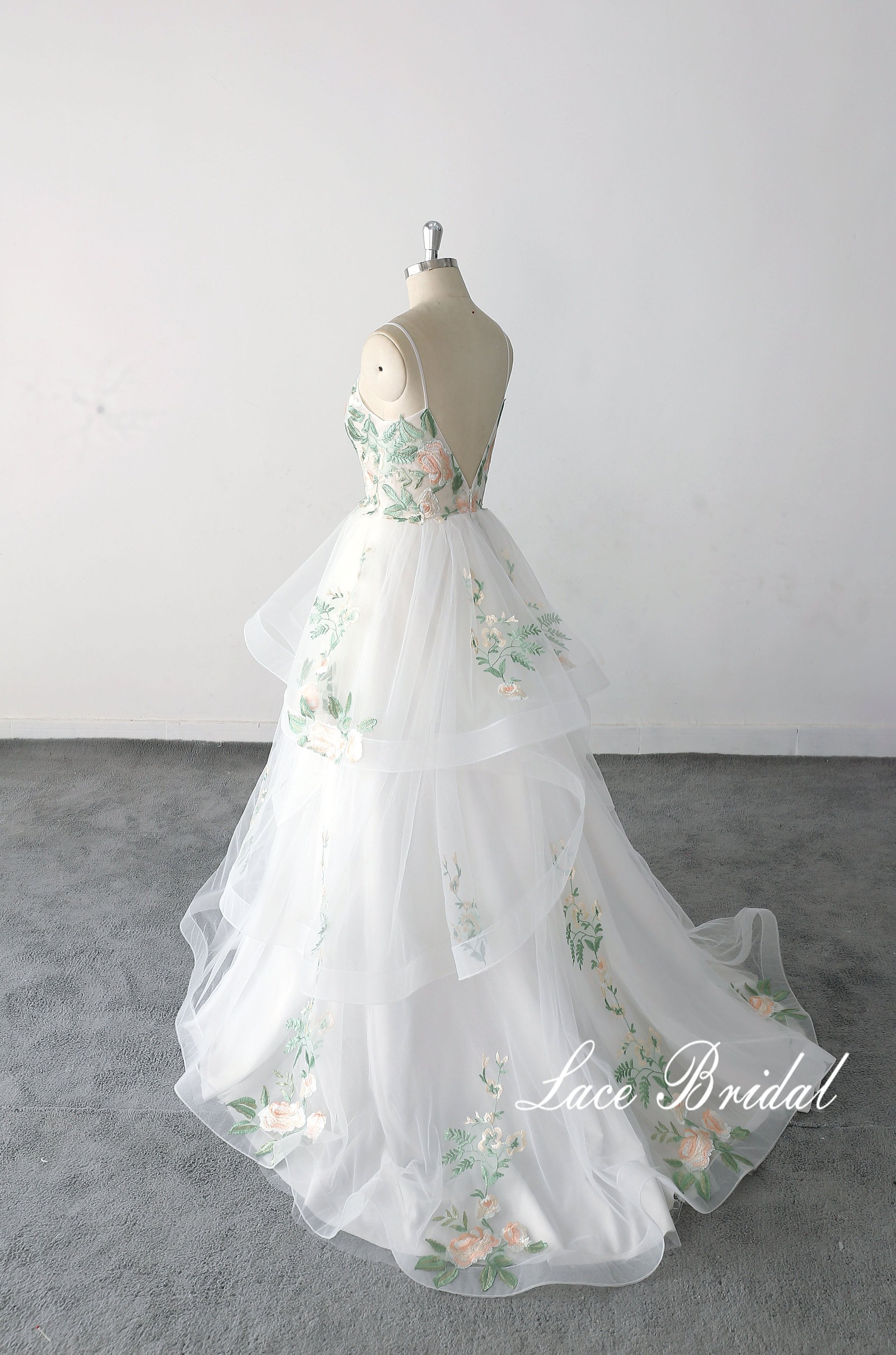 Beautiful Light Green Color Gown For Girls