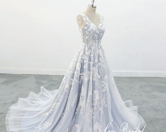 Wedding Dress lace wedding dress, Open Back Wedding Dress V Neckline wedding dress gorgeous wedding dress