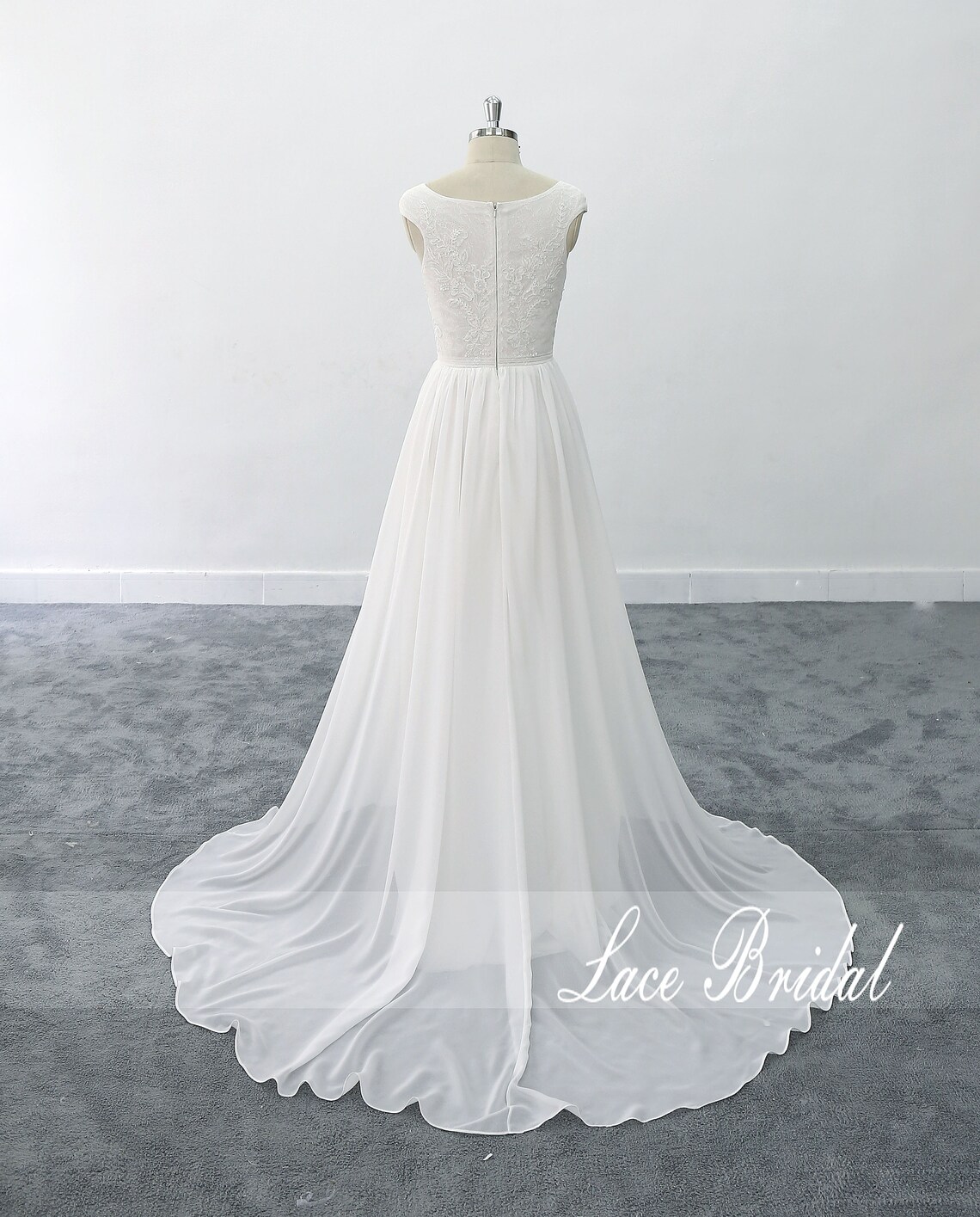 Boho Wedding Dress Bohemian Wedding Dress Modest Wedding Etsy