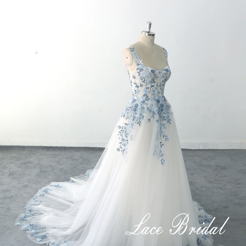 navy blue and white wedding dress 10.6 inch wide Round Bridal Bouquet Made with high Navy Blue Wedding Dresses Off
