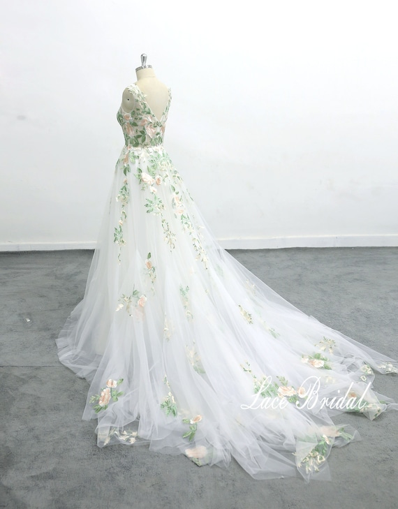 forest wedding dress