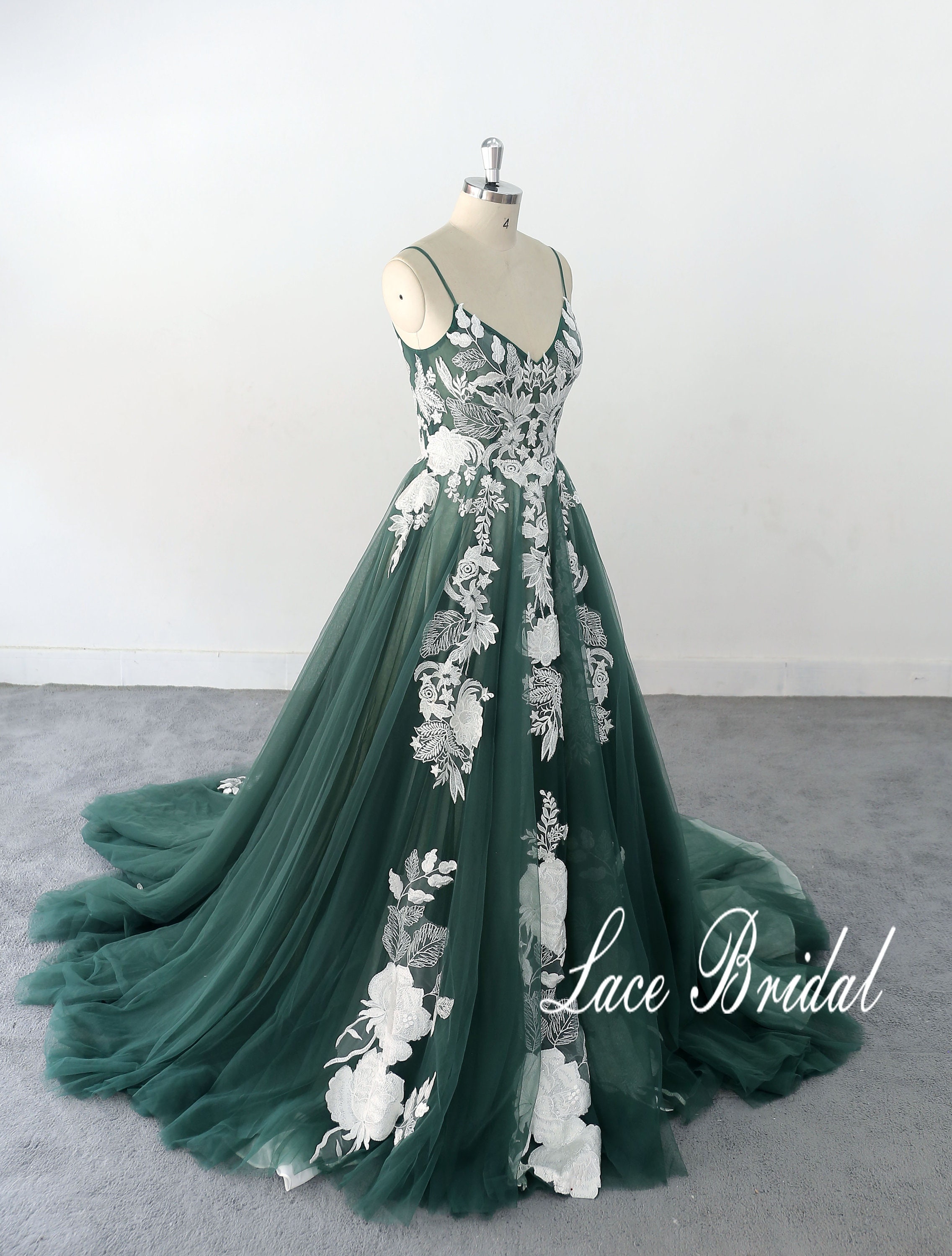 Vestido de novia verde - Etsy México Vestido de novia verde - Etsy México