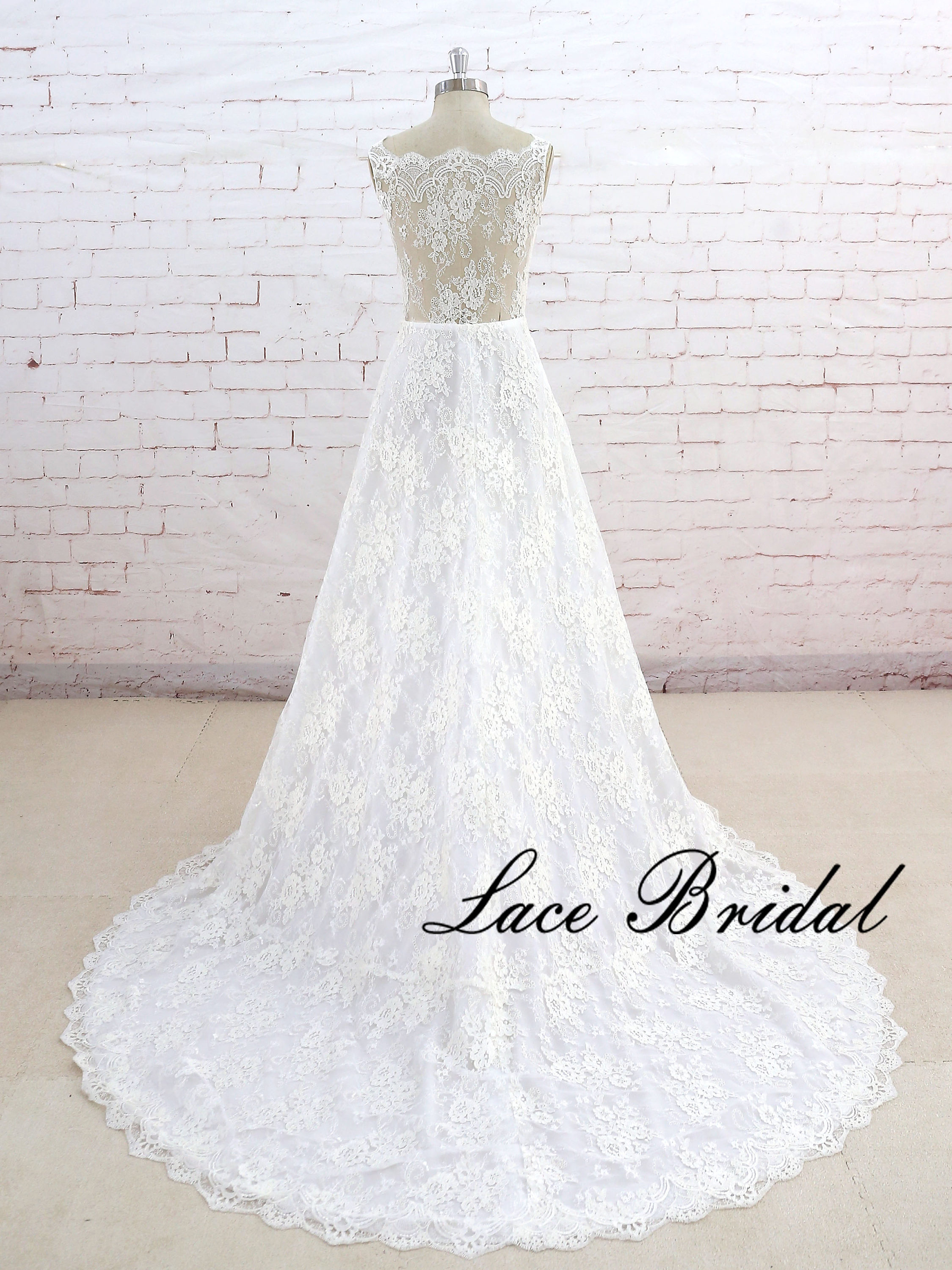 Vintage Wedding dress A Line Wedding Dress Lace Wedding Etsy