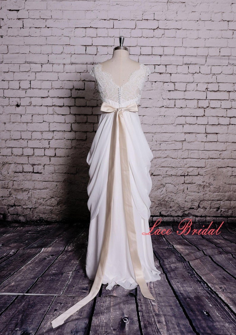 Special Design Wedding Dress Vback Bridal Gown With Champagne Etsy