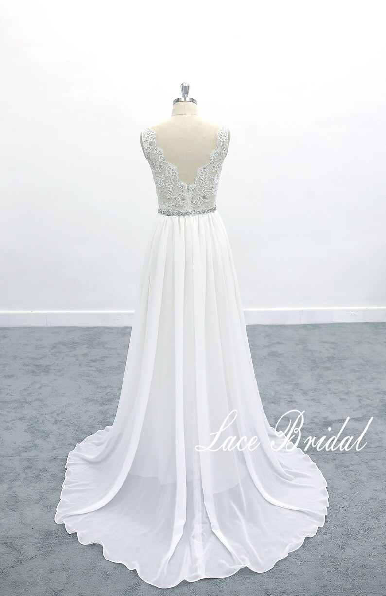 Wedding Dress Vintage Wedding Dresses Simple Wedding Dress Etsy