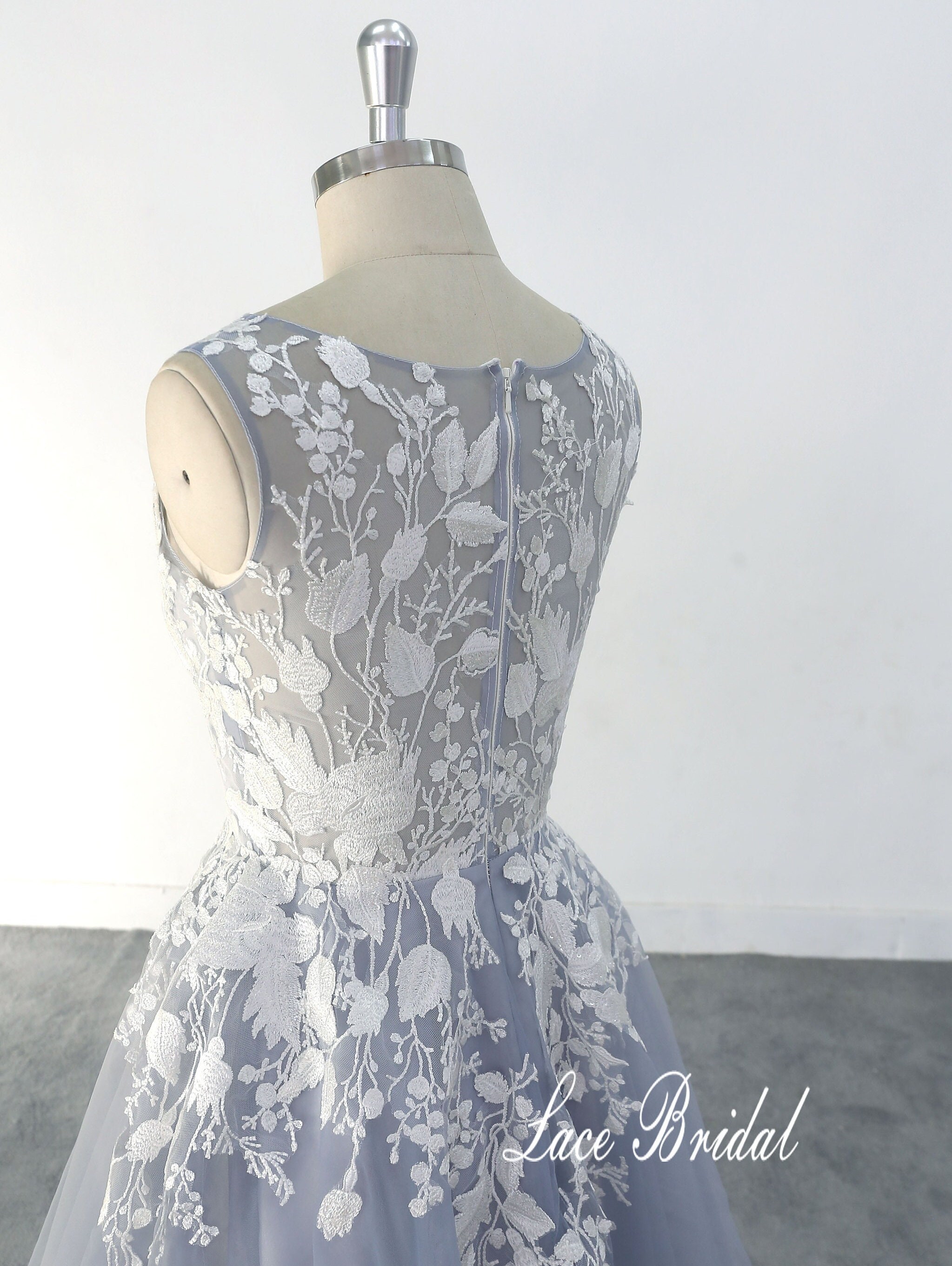 grey dress with white lace Amoris T720 Halter Gown with Pleated Chiffon Bodice & Open Tie Back Black / 2XL main image 1