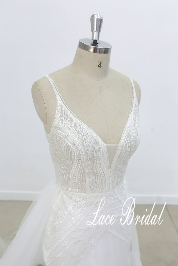 etsy mermaid wedding dress