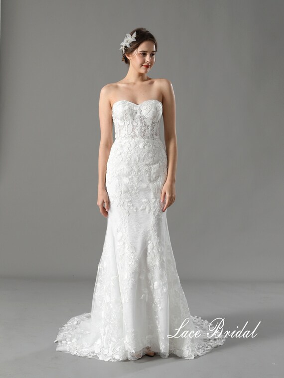 Etsy custom top wedding dress