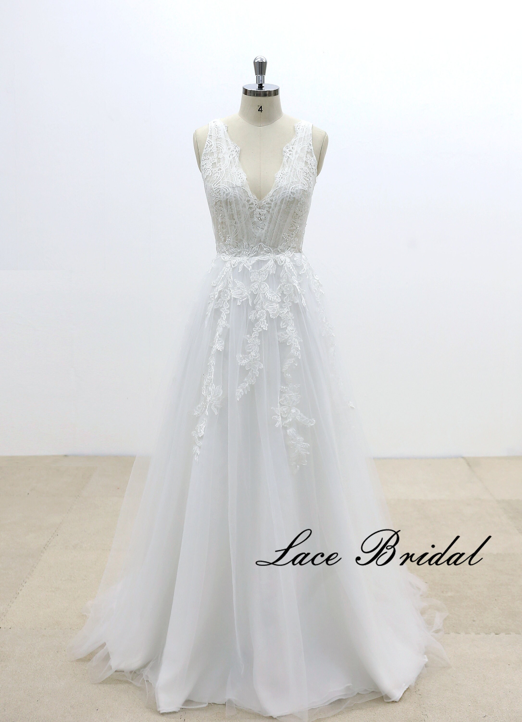 v cut back dress