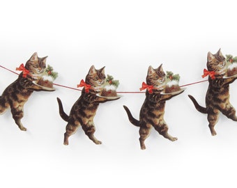 Christmas Cat Garland