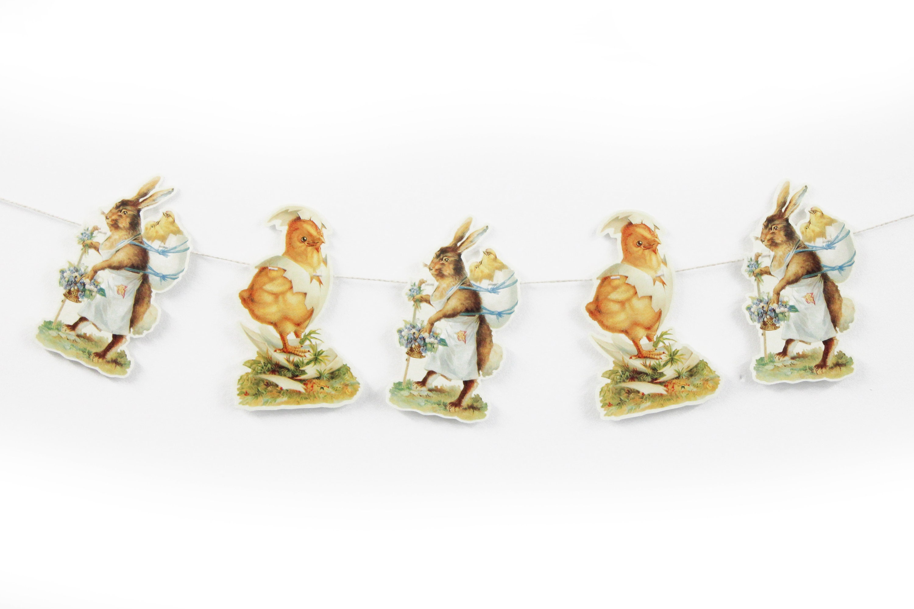 Easter Rabbit and Chick Garland