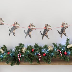 Christmas Cat Garland