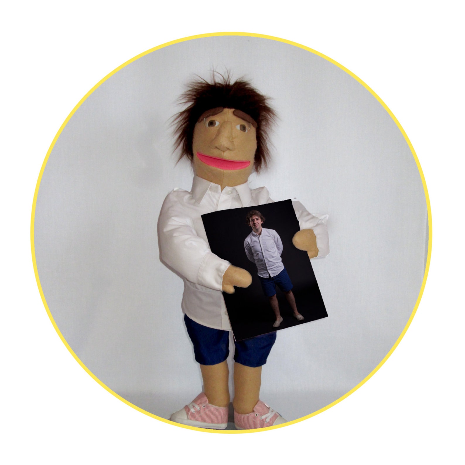 Custom puppet Look alike Puppet Likeness Puppet Portrait Etsy