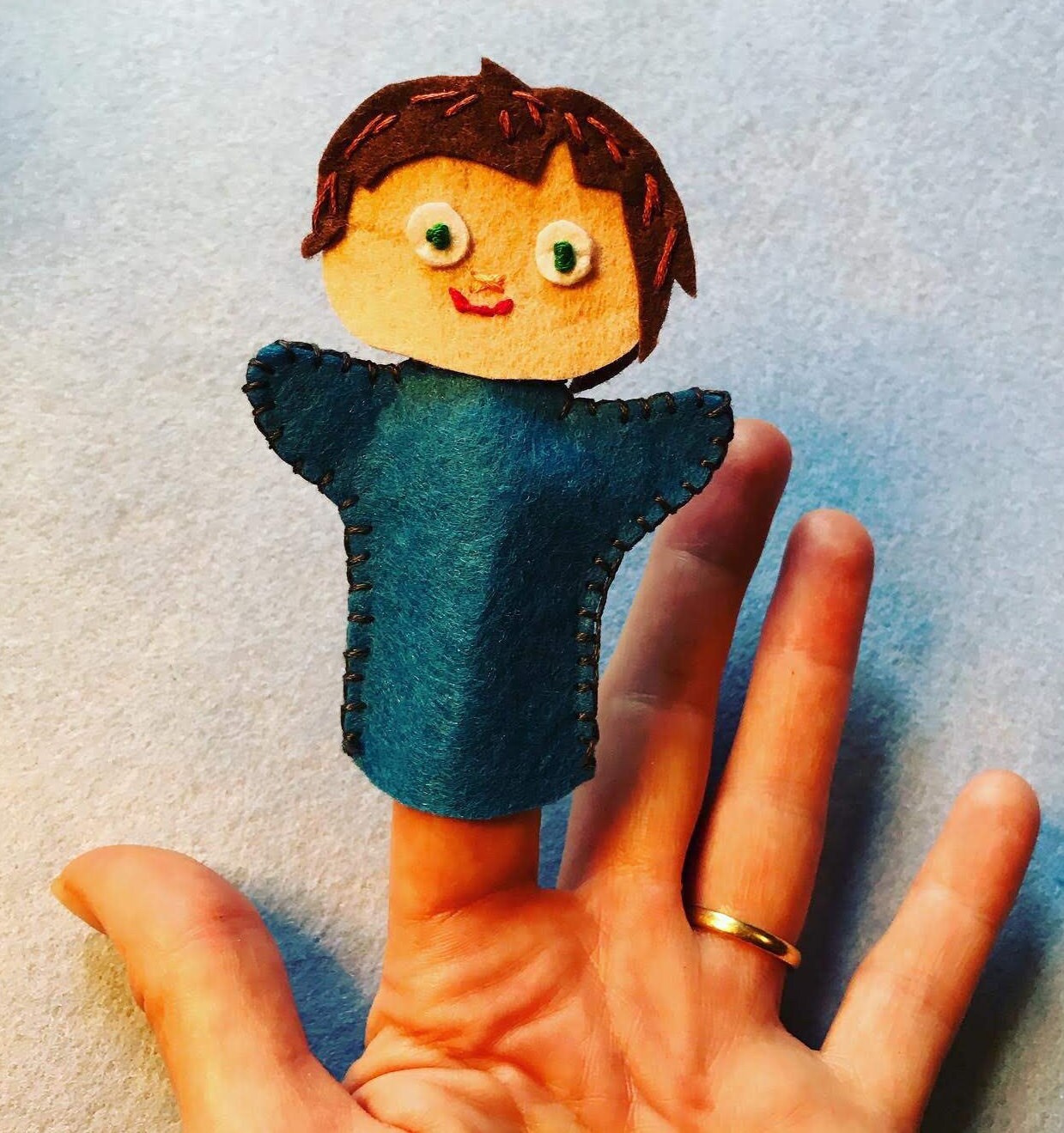 Personalised Finger Puppet Making Kit Etsy UK