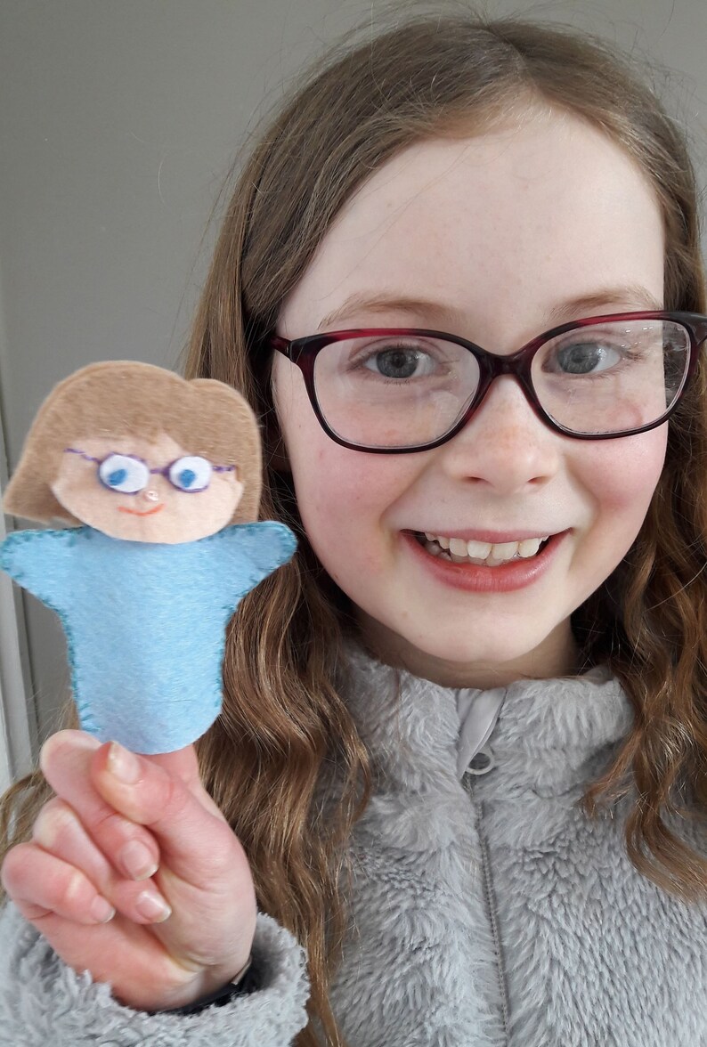 Personalised Finger Puppet Making Kit Etsy
